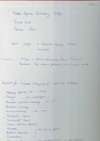 Document - GOLDEN SQUARE SECONDARY COLLEGE COLLECTION: PARENTS CLUB 2005-2008, 2005-2008