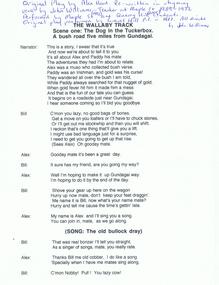 Document - JOHN WILLIAMS COLLECTION: A COLLECTION OF ORIGINAL PLAYS, 1989