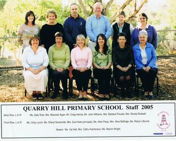 Photograph - JOHN WILLIAMS COLLECTION: QUARRY HILL P.S. STAFF 2005, 2005