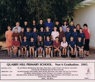 Photograph - JOHN WILLIAMS COLLECTION: QUARRY HILL P.S. YEAR 6 GRADUATION 2002, 2002