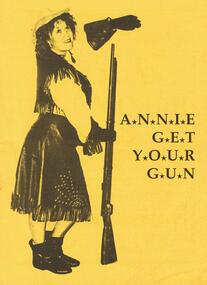 Document - JOHN WILLIAMS COLLECTION: BENDIGO THEATRE CO.INC ANNIE GET YOUR GUN, 1989