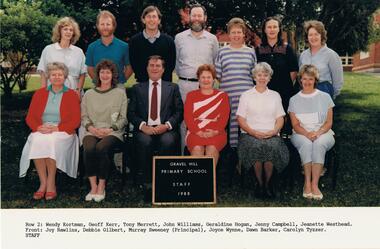 Photograph - JOHN WILLIAMS COLLECTION: GRAVEL HILL PRIMARY SCHOOL . STAFF. 1988, 1988
