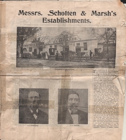 Document - MESSRS. SCHOLTEN & MARSH'S ESTABLISHMENTS
