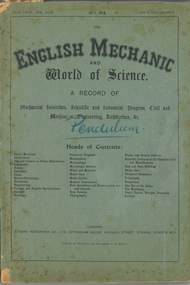 Magazine - BUSH COLLECTION:   ENGLISH MECHANIC AND WORLD OF SCIENCE