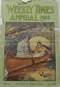 Newspaper - NEWSPAPER COLLECTION: WEEKLY TIMES ANNUAL COVER 1923