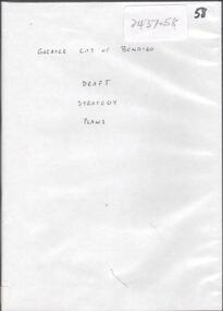 Document - GREATER CITY OF BENDIGO DRAFT STRATEGY PLANS