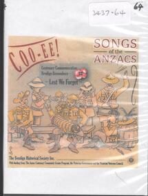 Audio - SONGS OF THE ANZACS