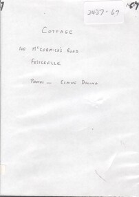 Photograph - COTTAGE 100 MCCORMICK'S ROAD FOSTERVILLE