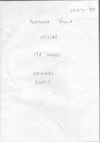 Photograph - FORTUNA VILLA PHOTOS, 15/2/06