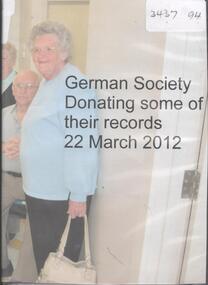 Archive - GERMAN SOCIETY DONATING, 22 March 2012