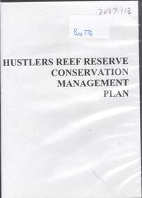 Archive - HUSTLERS REEF RESERVE  CONSERVATION MANAGEMENT PLAN