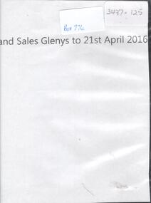 Archive - LAND SALES, 21 April 2016