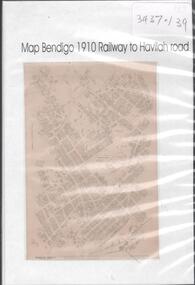 Map - MAP BENDIGO, 1910