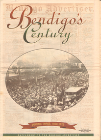 Newspaper - LONG GULLY HISTORY GROUP COLLECTION: BENDIGO'S CENTURY VOLUME THREE: 1920 - 1929