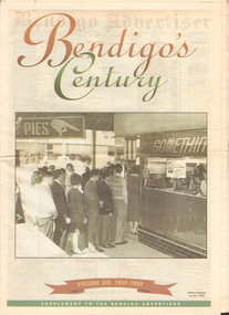 Newspaper - LONG GULLY HISTORY GROUP COLLECTION: BENDIGO'S CENTURY VOLUME SIX: 1950 - 1959
