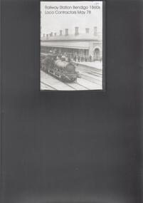 Photograph - RAILWAY STATION, 1860