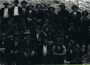 Photograph - LONG GULLY HISTORY GROUP COLLECTION: WORKERS FROM THE HERCULES MINE LONG GULLY