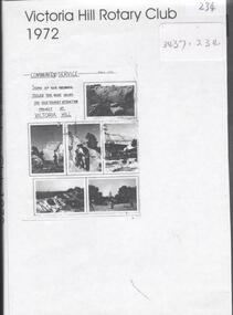 Photograph - VICTORIA HILL ROTARY CLUB, 1972