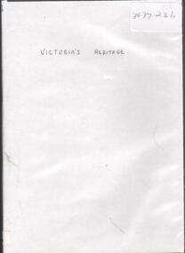 Photograph - VICTORIA'S HERITAGE