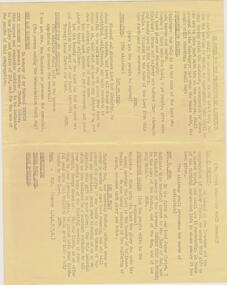 Newspaper - LYDIA CHANCELLOR COLLECTION: MEMORIAL DEDICATION SERVICE 5 OCTOBER, 1969, COLAC