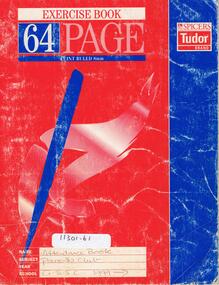 Book - GOLDEN SQUARE HIGH SCHOOL COLLECTION: ATTENDANCE BOOK, 1999