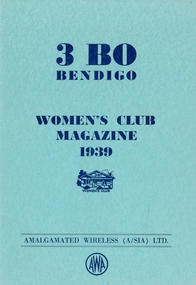 Magazine - LYDIA CHANCELLOR COLLECTION: 3BO WOMENS CLUB MAGAZINE 1939