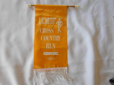 Ephemera - BENDIGO NORTH PRIMARY SCHOOL COLLECTION: LCM CROSS COUNTRY RUN BANNER