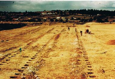 Photograph - GOLDEN SQUARE HIGH SCHOOL COLLECTION: HOLES READY FOR BLOCKS