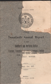 Book - SANDHURST AND NORTHERN DISTRICT TRUSTEES PROSPECTUS