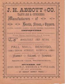 Document - ABBOTT COLLECTION: CATALOGUE