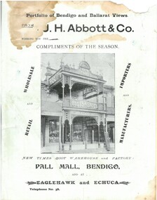 Document - ABBOTT COLLECTION: PORTFOLIO OF BENDIGO AND BALLARAT VIEWS, 1902
