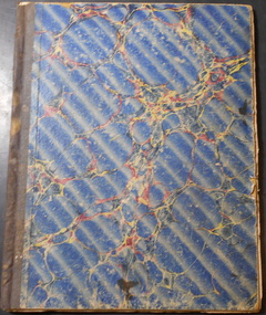 Book - ANA COLLECTION: EXERCISE BOOK -  AUSTRALIAN NATIVES ASSOCIATION SANDHURST BRANCH PICNIC ART UNION 1890, 100 WINNING NUMBERS
