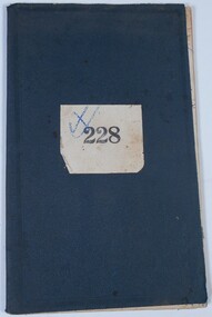 Administrative record - T.J. Connolly Work Book