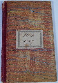 Administrative record - T.J. Connolly Stock Book