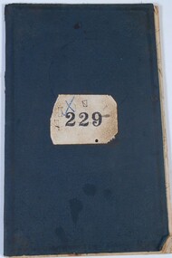 Administrative record - T.J. Connolly Work Book