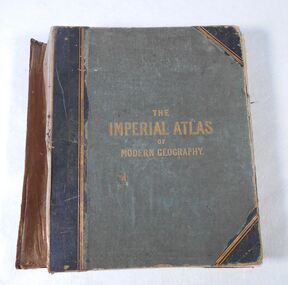 Book - Atlas, The Imperial Atlas of Modern Geography, 1860