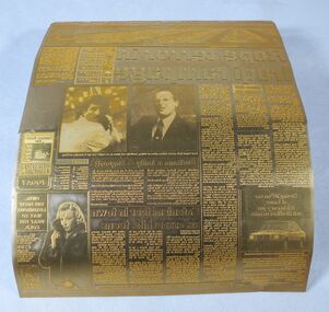 Functional object - 'Herald' Printing plate, 14/08/1990