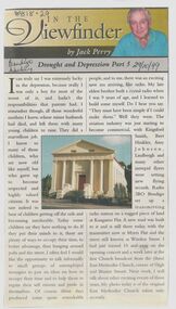 Newspaper - In the Viewfinder Drought and Depression Part 5