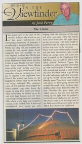 Newspaper - In the Viewfinder "The Circus"