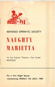 Programme - "Naughty Marietta"