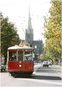 Photograph - Bendigo Tram and Cathedral