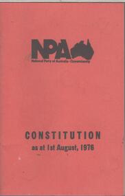 Booklet - National Party constitution