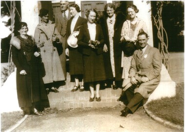 Photograph - Photograph of Lewis with others in Canberra