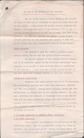 Document - "My job in the motion picture industry"