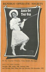 Programme - Bendigo Operatic Society "Annie Get Your Gun"