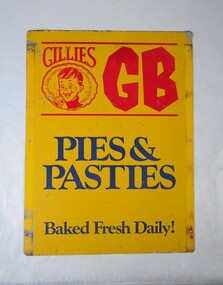 Functional object - GB Gillies Pies sign