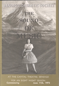 Programme - Bendigo Operatic Society 'The Sound of Music'