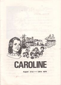 Programme - Bendigo Operatic Society Programme  'Caroline'