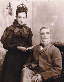 Photograph - Joseph and Margaret Young from Preston Vale (near The Springs) Sedgwick, 1800s-1900s