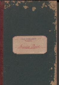 Administrative record - Bendigo Tailings Company Invoice Book, 1911 - 1913